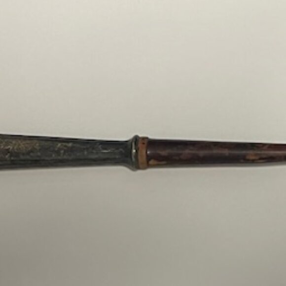 Vintage Sterling Silver Wood Salad Fork Made in France 11" - Picture 8 of 16